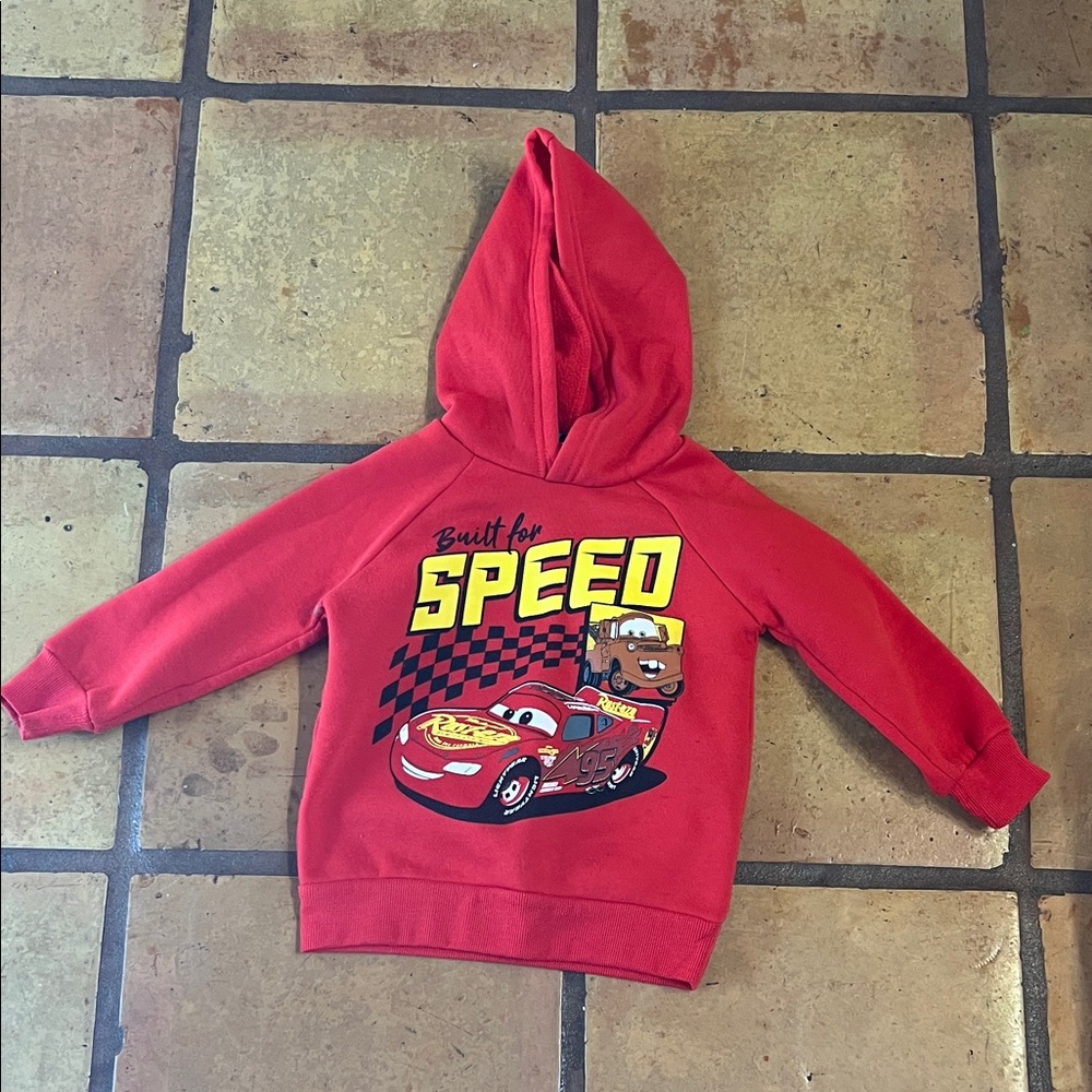 Disney Cars built for speed sweatshirt lightning McQueen